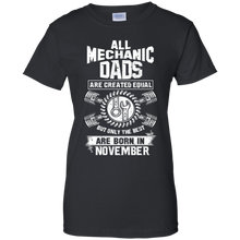 Load image into Gallery viewer, Best Mechanic Dads Are Born In November Shirt HA01 - best-mechanic-dads-are-born-in-november-shirt-ha01-vivianstorescom-8