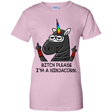 Load image into Gallery viewer, Bitch Please I'm a Ninjacorn Funny Ninja Unicorn Shirt VA01 - bitch-please-im-a-ninjacorn-funny-ninja-unicorn-shirt-va01-vivianstorescom-10