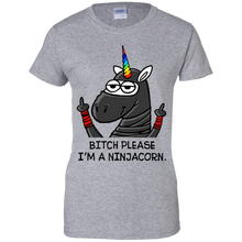 Load image into Gallery viewer, Bitch Please I'm a Ninjacorn Funny Ninja Unicorn Shirt VA01 - bitch-please-im-a-ninjacorn-funny-ninja-unicorn-shirt-va01-vivianstorescom-9