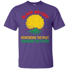 Load image into Gallery viewer, Black History Honoring The Past Inspiring The Future African T-Shirt VA01 - black-history-honoring-the-past-inspiring-the-future-african-t-shirt-va01-vivianstorescom-2