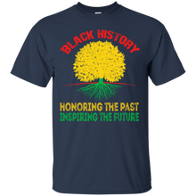 Load image into Gallery viewer, Black History Honoring The Past Inspiring The Future African T-Shirt VA01 - black-history-honoring-the-past-inspiring-the-future-african-t-shirt-va01-vivianstorescom-4