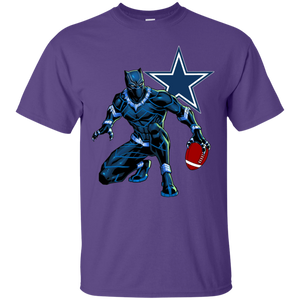 Black Panther Cowboys Football Team T-shirt - black-panther-cowboys-football-team-t-shirt-vivianstorescom-2