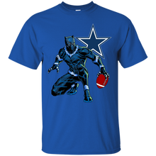 Load image into Gallery viewer, Black Panther Cowboys Football Team T-shirt - black-panther-cowboys-football-team-t-shirt-vivianstorescom-3