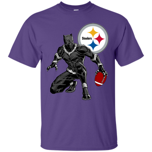 Black Panther Steelers Football Team T-shirt - black-panther-steelers-football-team-t-shirt-vivianstorescom-2