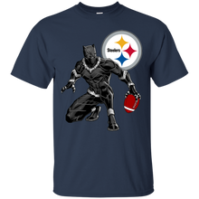 Load image into Gallery viewer, Black Panther Steelers Football Team T-shirt - black-panther-steelers-football-team-t-shirt-vivianstorescom-4