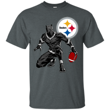 Load image into Gallery viewer, Black Panther Steelers Football Team T-shirt - black-panther-steelers-football-team-t-shirt-vivianstorescom-5