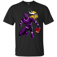 Load image into Gallery viewer, Black Panther Vikings Football Team T-shirt - black-panther-vikings-football-team-t-shirt-vivianstorescom