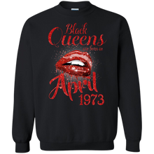 Load image into Gallery viewer, Black Queens Are Born In April 1973 Birthday Shirt LT01 - black-queens-are-born-in-april-1973-birthday-shirt-lt01-vivianstorescom-5