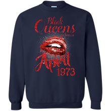 Load image into Gallery viewer, Black Queens Are Born In April 1973 Birthday Shirt LT01 - black-queens-are-born-in-april-1973-birthday-shirt-lt01-vivianstorescom-6