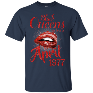 Black Queens Are Born In April 1977 Birthday Shirt LT01 - black-queens-are-born-in-april-1977-birthday-shirt-lt01-vivianstorescom-2