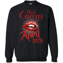 Load image into Gallery viewer, Black Queens Are Born In April 1979 Birthday Shirt LT01 - black-queens-are-born-in-april-1979-birthday-shirt-lt01-vivianstorescom-5