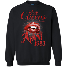 Load image into Gallery viewer, Black Queens Are Born In April 1983 Birthday Shirt LT01 - black-queens-are-born-in-april-1983-birthday-shirt-lt01-vivianstorescom-5