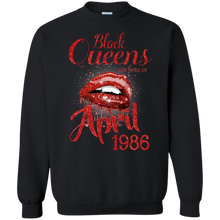 Load image into Gallery viewer, Black Queens Are Born In April 1986 Birthday Shirt LT01 - black-queens-are-born-in-april-1986-birthday-shirt-lt01-vivianstorescom-5