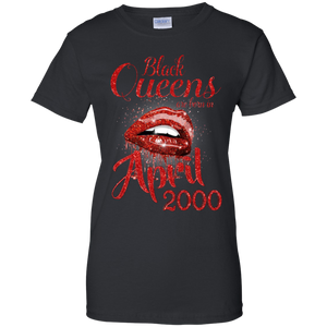 Black Queens Are Born In April 2000 Birthday Shirt LT01 - black-queens-are-born-in-april-2000-birthday-shirt-lt01-vivianstorescom-7