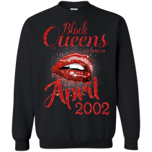 Load image into Gallery viewer, Black Queens Are Born In April 2002 Birthday Shirt LT01 - black-queens-are-born-in-april-2002-birthday-shirt-lt01-vivianstorescom-5