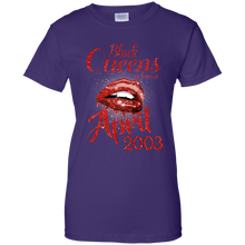 Load image into Gallery viewer, Black Queens Are Born In April 2003 Birthday Shirt LT01 - black-queens-are-born-in-april-2003-birthday-shirt-lt01-vivianstorescom-8