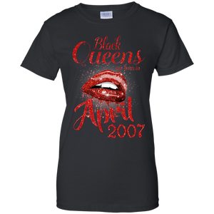 Black Queens Are Born In April 2007 Birthday Shirt LT01 - black-queens-are-born-in-april-2007-birthday-shirt-lt01-vivianstorescom-7