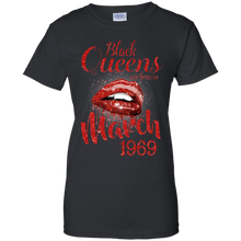 Load image into Gallery viewer, Black Queens Are Born In March 1969 Birthday Shirt For Woman LT01 - black-queens-are-born-in-march-1969-birthday-shirt-for-woman-lt01-vivianstorescom-7