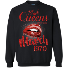 Load image into Gallery viewer, Black Queens Are Born In March 1970 Birthday T-Shirt For Woman LT01 - black-queens-are-born-in-march-1970-birthday-t-shirt-for-woman-lt01-vivianstorescom-5