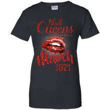 Load image into Gallery viewer, Black Queens Are Born In March 1971 Birthday Shirt For Woman LT01 - black-queens-are-born-in-march-1971-birthday-shirt-for-woman-lt01-vivianstorescom-7
