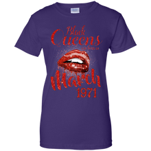 Load image into Gallery viewer, Black Queens Are Born In March 1971 Birthday Shirt For Woman LT01 - black-queens-are-born-in-march-1971-birthday-shirt-for-woman-lt01-vivianstorescom-8