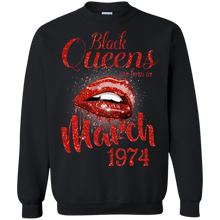 Load image into Gallery viewer, Black Queens Are Born In March 1974 Birthday Shirt For Woman LT01 - black-queens-are-born-in-march-1974-birthday-shirt-for-woman-lt01-vivianstorescom-5