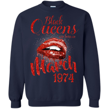 Load image into Gallery viewer, Black Queens Are Born In March 1974 Birthday Shirt For Woman LT01 - black-queens-are-born-in-march-1974-birthday-shirt-for-woman-lt01-vivianstorescom-6