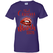 Load image into Gallery viewer, Black Queens Are Born In March 1976 Birthday Shirt For Woman LT01 - black-queens-are-born-in-march-1976-birthday-shirt-for-woman-lt01-vivianstorescom-8