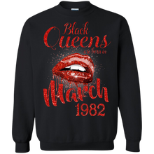 Load image into Gallery viewer, Black Queens Are Born In March 1982 Birthday Shirt for Woman LT01 - black-queens-are-born-in-march-1982-birthday-shirt-for-woman-lt01-vivianstorescom-5