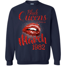 Load image into Gallery viewer, Black Queens Are Born In March 1982 Birthday Shirt for Woman LT01 - black-queens-are-born-in-march-1982-birthday-shirt-for-woman-lt01-vivianstorescom-6