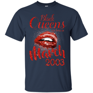 Black Queens Are Born In March 2003 Birthday Shirt For Woman LT01 - black-queens-are-born-in-march-2003-birthday-shirt-for-woman-lt01-vivianstorescom-2