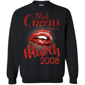 Black Queens Are Born In March 2008 Birthday Shirt For Woman LT01 - black-queens-are-born-in-march-2008-birthday-shirt-for-woman-lt01-vivianstorescom-5