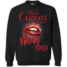 Load image into Gallery viewer, Black Queens Are Born In May 1969 Sexy Lips Birthday Shirt LT01 - black-queens-are-born-in-may-1969-sexy-lips-birthday-shirt-lt01-vivianstorescom-5