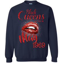 Load image into Gallery viewer, Black Queens Are Born In May 1969 Sexy Lips Birthday Shirt LT01 - black-queens-are-born-in-may-1969-sexy-lips-birthday-shirt-lt01-vivianstorescom-6