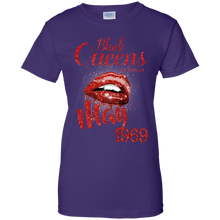 Load image into Gallery viewer, Black Queens Are Born In May 1969 Sexy Lips Birthday Shirt LT01 - black-queens-are-born-in-may-1969-sexy-lips-birthday-shirt-lt01-vivianstorescom-8