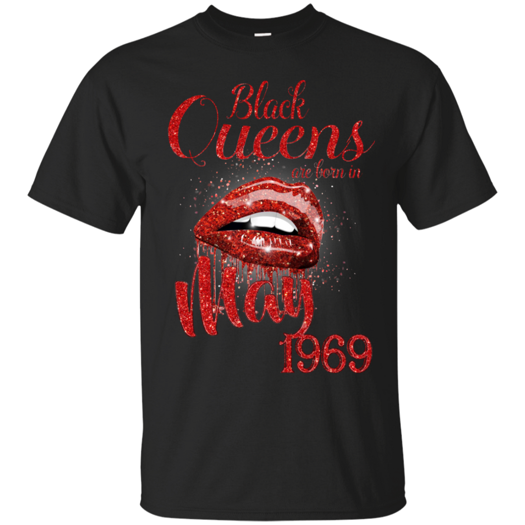 Black Queens Are Born In May 1969 Sexy Lips Birthday Shirt LT01 - black-queens-are-born-in-may-1969-sexy-lips-birthday-shirt-lt01-vivianstorescom