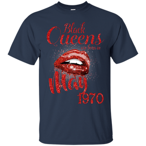 Black Queens Are Born In May 1970 Birthday Shirt LT01 - black-queens-are-born-in-may-1970-birthday-shirt-lt01-vivianstorescom-2