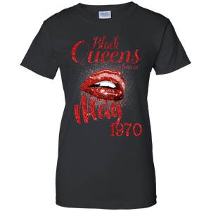 Black Queens Are Born In May 1970 Birthday Shirt LT01 - black-queens-are-born-in-may-1970-birthday-shirt-lt01-vivianstorescom-7