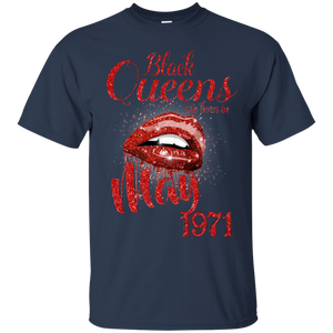 Black Queens Are Born In May 1971 Birthday Shirt LT01 - black-queens-are-born-in-may-1971-birthday-shirt-lt01-vivianstorescom-2