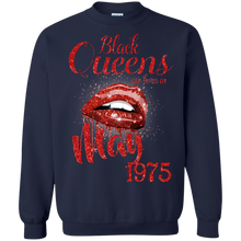 Load image into Gallery viewer, Black Queens Are Born In May 1975 Birthday Shirt LT01 - black-queens-are-born-in-may-1975-birthday-shirt-lt01-vivianstorescom-6