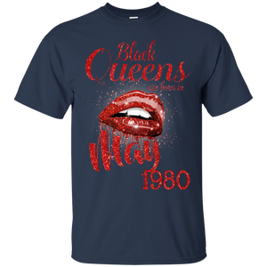 Black Queens Are Born In May 1980 Birthday Shirt LT01 - black-queens-are-born-in-may-1980-birthday-shirt-lt01-vivianstorescom-2