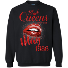 Load image into Gallery viewer, Black Queens Are Born In May 1986 Birthday Shirt LT01 - black-queens-are-born-in-may-1986-birthday-shirt-lt01-vivianstorescom-5