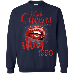 Black Queens Are Born In May 1990 Birthday Shirt LT01 - black-queens-are-born-in-may-1990-birthday-shirt-lt01-vivianstorescom-6