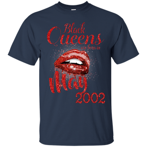 Black Queens Are Born In May 2002 Birthday Shirt LT01 - black-queens-are-born-in-may-2002-birthday-shirt-lt01-vivianstorescom-2