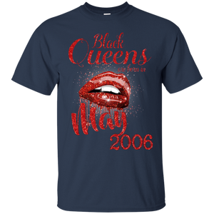 Black Queens Are Born In May 2006 Birthday Shirt LT01 - black-queens-are-born-in-may-2006-birthday-shirt-lt01-vivianstorescom-2