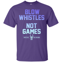 Load image into Gallery viewer, Blow Whistles Not Games Make Calls Not Apologies Shirt LT01 - blow-whistles-not-games-make-calls-not-apologies-shirt-lt01-vivianstorescom-2