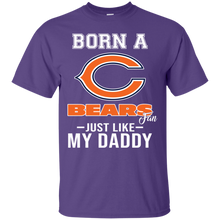 Load image into Gallery viewer, Born A Bears Fan Just Like My Daddy Football Shirt VA01 - born-a-bears-fan-just-like-my-daddy-football-shirt-va01-vivianstorescom-2