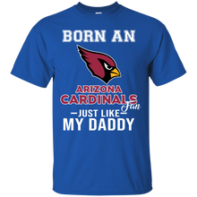 Load image into Gallery viewer, Born A Cardinals Fan Just Like My Daddy Football Shirt VA01 - born-a-cardinals-fan-just-like-my-daddy-football-shirt-va01-vivianstorescom-3