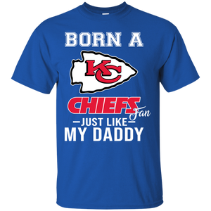 Born A Chiefs Fan Just Like My Daddy Football Shirt VA01 - born-a-chiefs-fan-just-like-my-daddy-football-shirt-va01-vivianstorescom-3