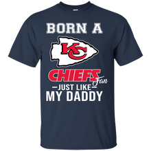 Load image into Gallery viewer, Born A Chiefs Fan Just Like My Daddy Football Shirt VA01 - born-a-chiefs-fan-just-like-my-daddy-football-shirt-va01-vivianstorescom-4